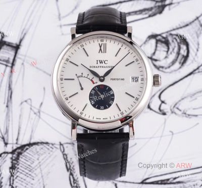 Swiss Iwc Portofino Automatic Watch - Iwc Portofino 8 Days White Dial Power Reserve Fake Watch